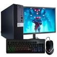 thumbnail image 1 of Restored Dell Optiplex 7060 Desktop Computer Hexa Core Intel i5 (3.2GHz) 16GB DDR4 RAM 500GB SSD 5G-WiFi & BT Windows 11 Pro RGB Keyboard & Mouse 24in LCD Monitor (Refurbished), 1 of 6