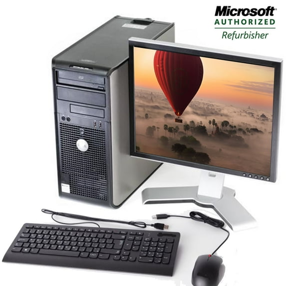 Restored Dell Optiplex 780 Windows 10 Home Premium Desktop PC Tower Core 2 Duo 3.0GHz Processor 8GB RAM 500GB Hard Drive DVD-RW Wifi with a 19" LCD- Computer (Refurbished)