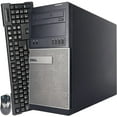 thumbnail image 1 of Restored Dell Optiplex 790 Desktop Tower Computer, Intel Core i5, 4GB RAM, 500GB HD, DVD-ROM, Windows 10 Home 64Bit, Black (Refurbished), 1 of 4