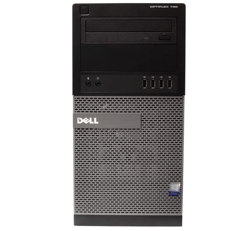 Restored Dell Optiplex 790 Tower Computer PC, 3.20 GHz Intel i5 Quad Core Gen 2, 4GB DDR3 RAM, 512GB SSD Hard Drive, Windows 10 Home 64 bit (Refurbished)