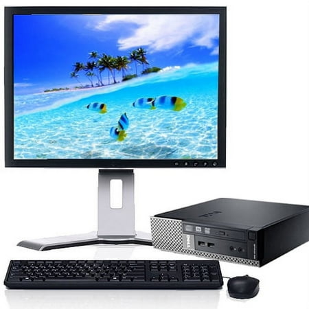 Restored Dell Optiplex 790 USFF Desktop Computer Intel Core i5 Processor 4GB RAM 320GB HD Wifi DVD with 19" LCD Monitor Keyboard and Mouse - v (Refurbished)