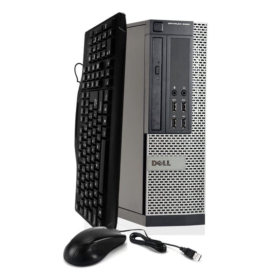 Restored Dell Optiplex 9020 Desktop Tower Computer, Intel Core i5, 16GB RAM, 240GB SSD, DVD-ROM, Windows 10 Home, Black (Refurbished)