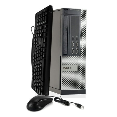 Restored Dell Optiplex 9020 Desktop Tower Computer, Intel Core i5, 8GB RAM, 120GB SSD, DVD-ROM, Windows 10 Home, Black (Refurbished)