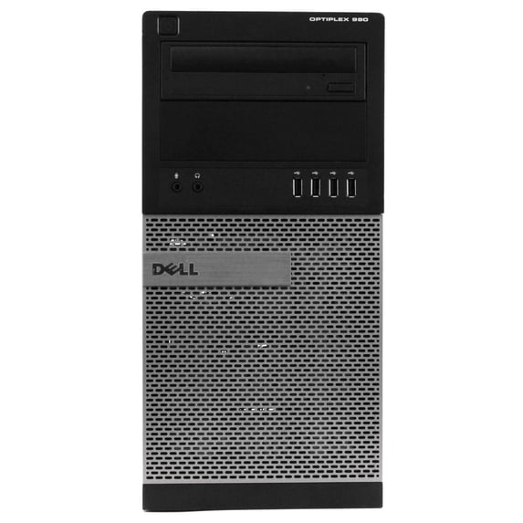 Restored Dell Optiplex 990 Desktop Tower Computer, Intel Core i5, 16GB RAM, 500GB HD, DVD-ROM, Windows 10 Home, Black (Refurbished)