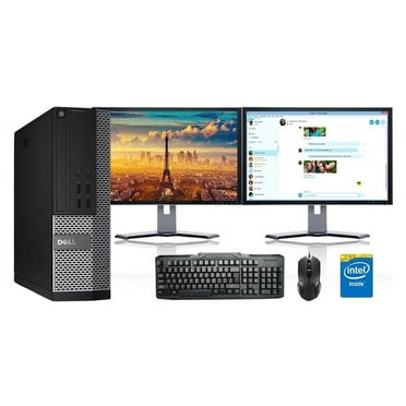 Restored Dell Optiplex Computer 3.1 GHz Core i5 Tower PC, 8GB Windows 10 Home, 19" (Refurbished)