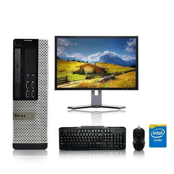 Restored Dell Optiplex Desktop Computer 3.0 GHz Pentium D Tower PC, 4GB, 160GB HDD, Windows 10 x64, Office 365, 17" Monitor , USB Mouse & Keyboard (Refurbished)