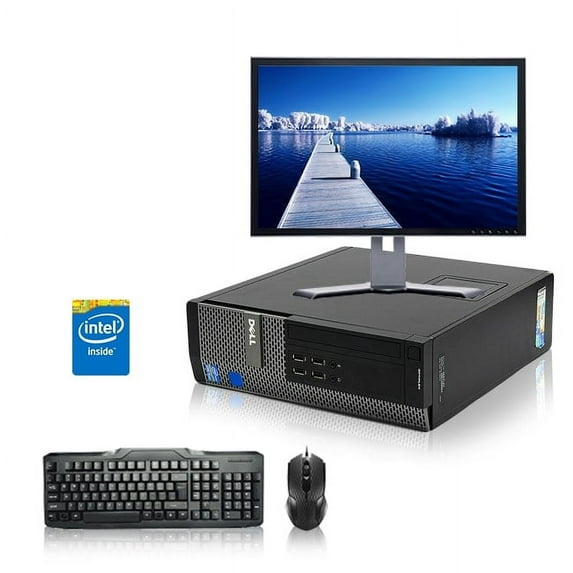 Restored Dell Optiplex Desktop Computer 3.1 GHz Core i3 Tower PC, 16GB, 1TB HDD, Windows 10 Home x64, 17" Monitor, USB Mouse & Keyboard (Refurbished)