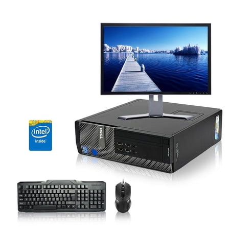 Restored Dell Optiplex Desktop Computer 3.1 GHz Core i3 Tower PC, 6GB, 500GB HDD, Windows 10 x64, 17" Monitor, USB Mouse & Keyboard (Refurbished)