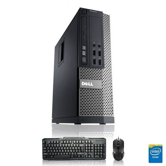 Restored Dell Optiplex Desktop Computer 3.1 GHz Core i5 Tower PC, 4GB, 250GB HDD, Windows 10 Home x64, USB Mouse & Keyboard (Refurbished)