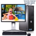 thumbnail image 1 of Restored Dell Optiplex Desktop Computer Bundle Intel Processor 4GB 250GB HD 300 Mps Wifi 19" LCD with Windows 10 - Same Day Shipping On Orders Placed Weekdays Before 2 PM (Refurbished), 1 of 5