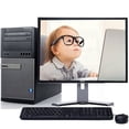 thumbnail image 1 of Restored Dell Optiplex Desktop Computer Bundle with an Intel Core i5 Processor 4GB RAM 250GB HD DVD-RW Wifi and a 19" LCD Windows 10 (Refurbished), 1 of 3
