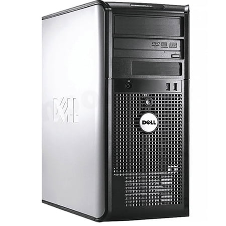 Restored Dell Optiplex Desktop PC Tower Windows 10 Intel Core 2 Duo Processor 4GB Ram 160GB Hard Drive with DVD (Refurbished)