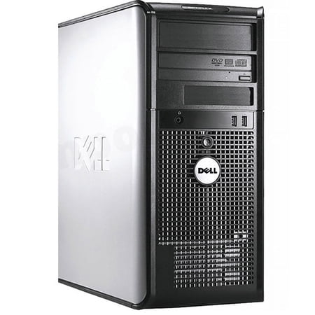Restored Dell Optiplex Desktop PC Tower Windows 10 Intel Core 2 Duo Processor 4GB Ram 250GB Hard Drive with DVD - Computer (Refurbished)