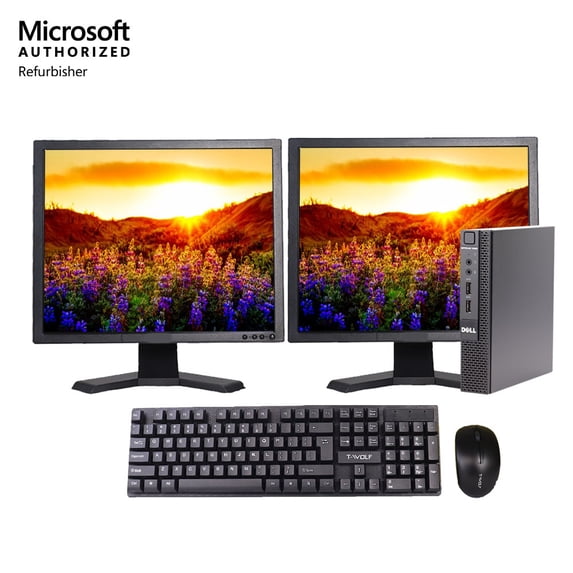 Restored Dell Optiplex Micro Desktop 3020 Windows 10 Professional Intel Core i3 LCD (Refurbished)