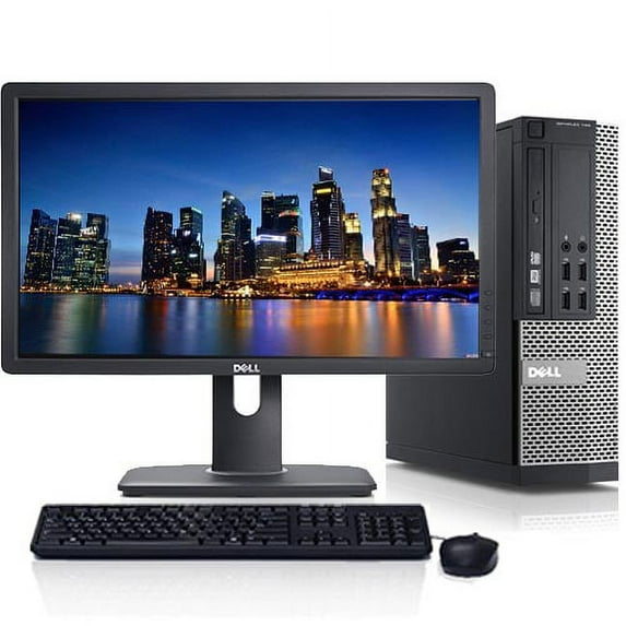 Restored Dell Optiplex SFF Desktop Computer Intel Core i5 Processor 8GB 1TB Windows 10 Pro with 22" LCD Monitor Keyboard and Mouse (Refurbished)