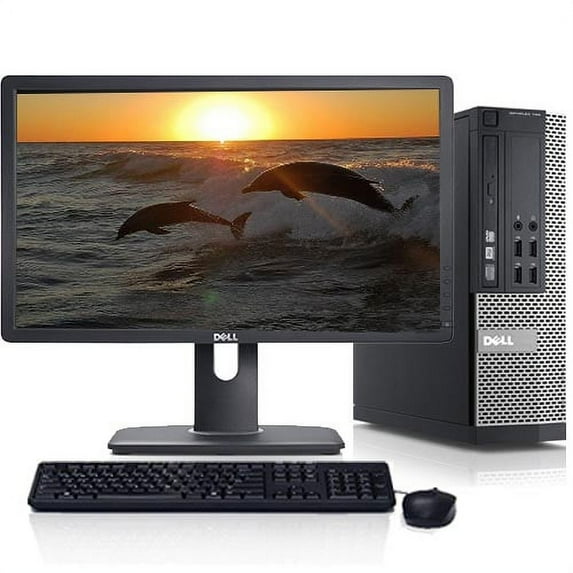 Restored Dell Optiplex SFF Desktop Computer Intel Core i5 Processor 8GB 1TB Windows 10 with 22" LCD Monitor Keyboard and Mouse (Refurbished)