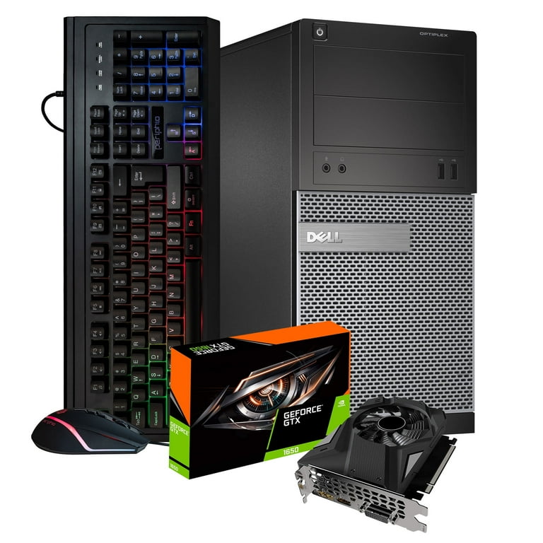 Restored Dell Prebuilt Gaming Desktop Computer Core i5 GeForce