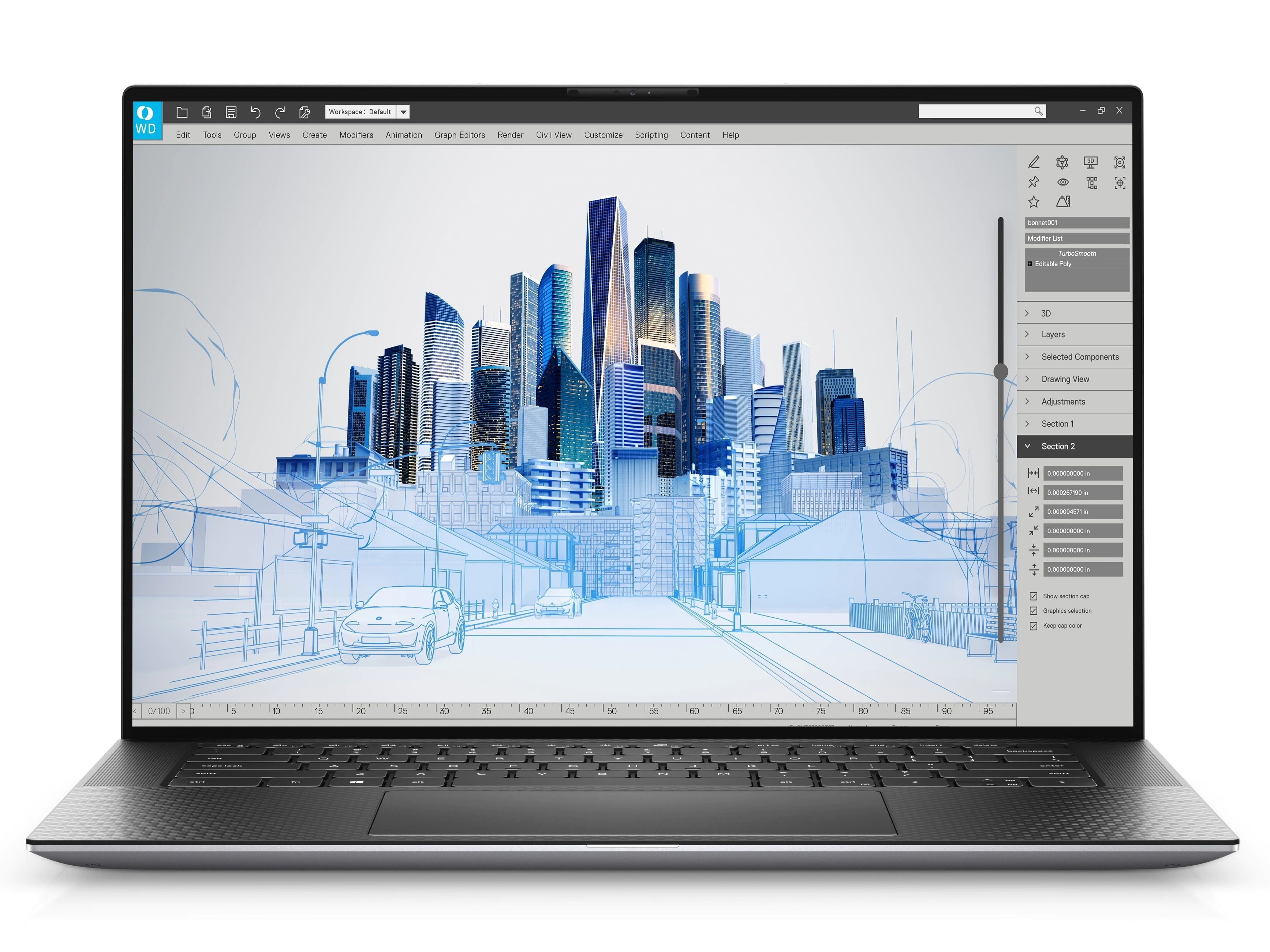 Windowsデスクトップ 5788 Precision i7/24GB/1TB/P1000/11Pro Brand