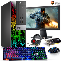 Restored Dell RGB Gaming Desktop Computer PC, Intel i5 6th Gen. AMD Radeon RX 550 4GB DDR5, 16GB Ram, 512GB SSD, 22 inch Monitor, BTO RGB Gaming Keyboard Mouse & Headset, WiFi Windows 10 Pro (Refurbished)
