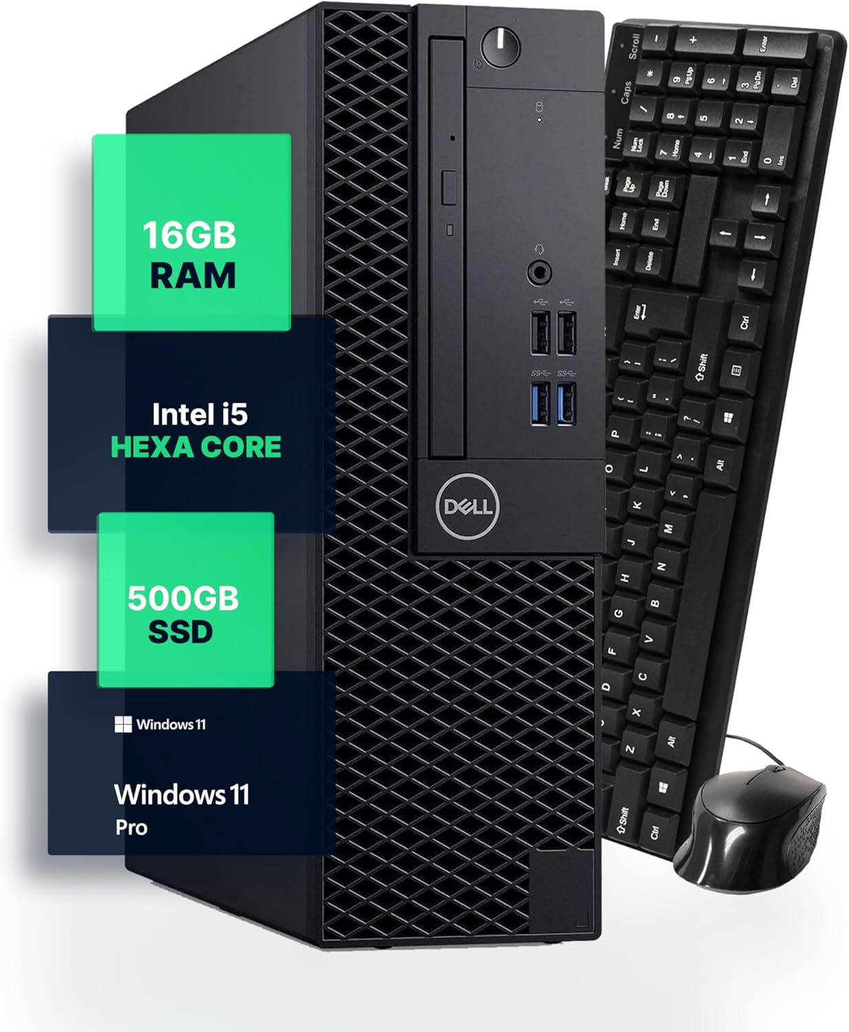 Dell OptiPlex SFF Gaming PC, i5 6500, NVIDIA GT 1030, 16GB
