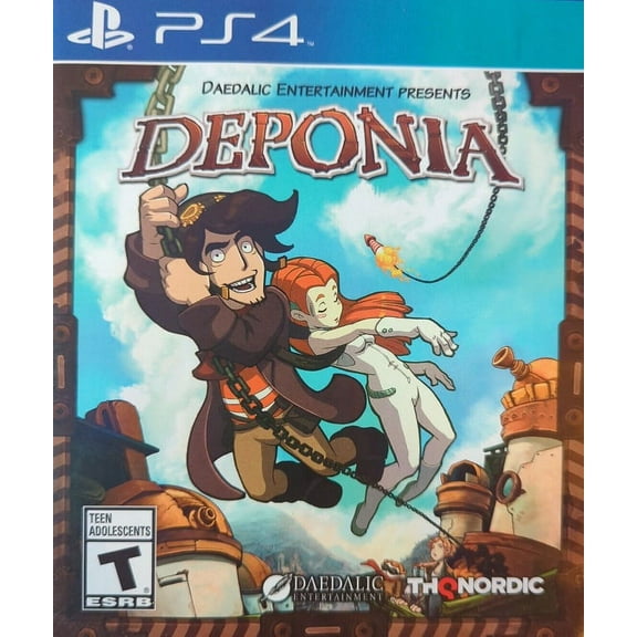 Restored Deponia (Sony PlayStation 4, 2016) (Refurbished)