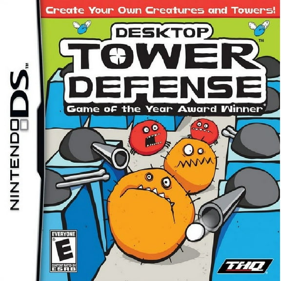 Restored Desktop Tower Defense (Nintendo DS, 2009) (Refurbished)