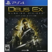 Restored Deus Ex Mankind Divided-Day 1 One Edition Sony, 2016 for PlayStation 4, Action & Adventure, Role-Playing, 1 Player