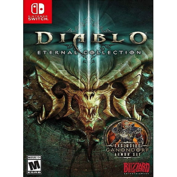 Restored Diablo 3 Eternal Collection (Nintendo Switch, 2018) RPG Game