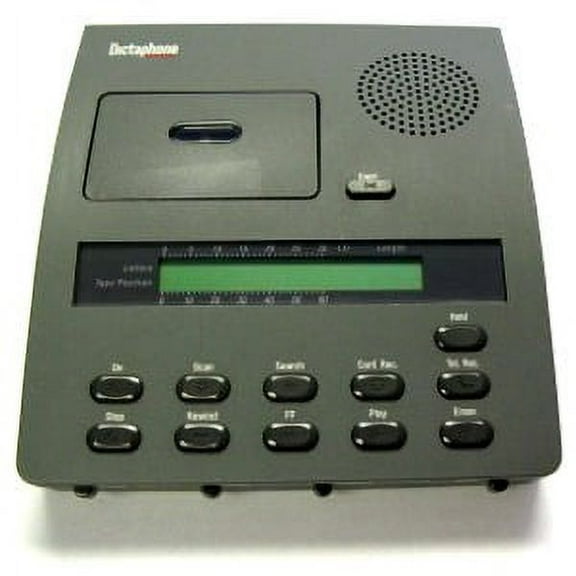 Restored Dictaphone 3750 Micro Cassette Transcriber BASE ONLY (Refurbished)