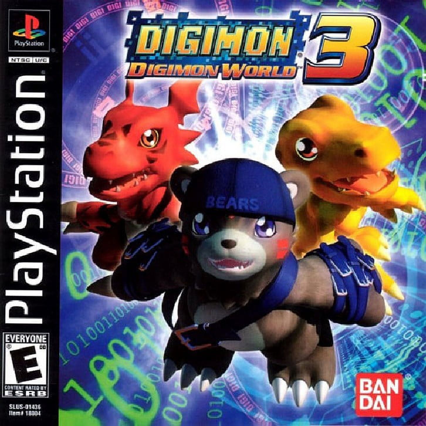 Restored Digimon World (Sony PlayStation 1, 2002) RPG GAME