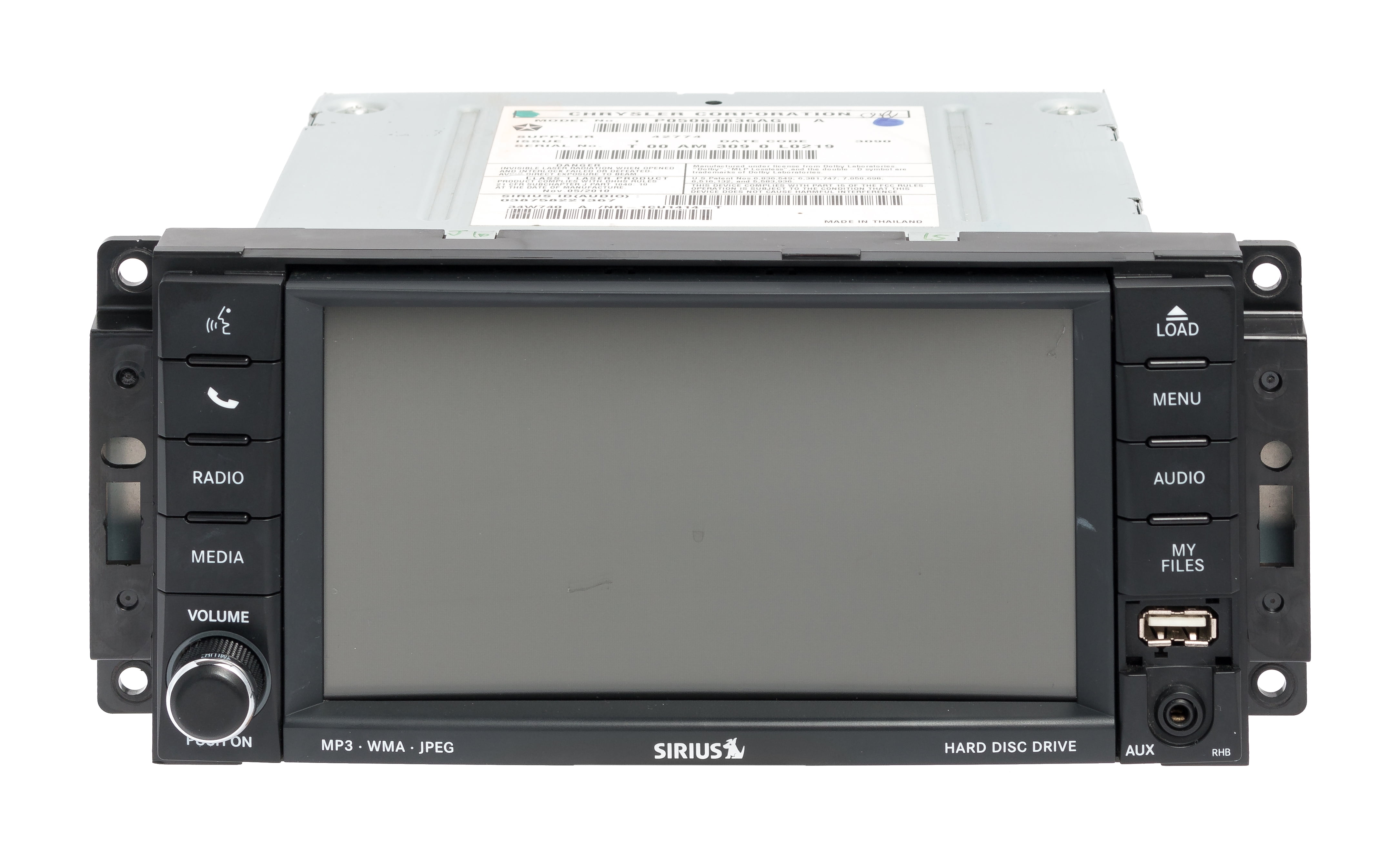 Refurbished 201112 Dodge Avenger Stereo AM FM Radio, CD Player