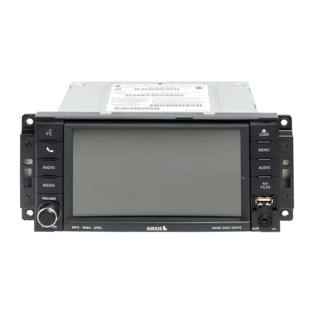 Restored Dodge Avenger 201112 AM FM Radio CD Player Navigation Face RHB Aux P05064836AG (Refurbished)