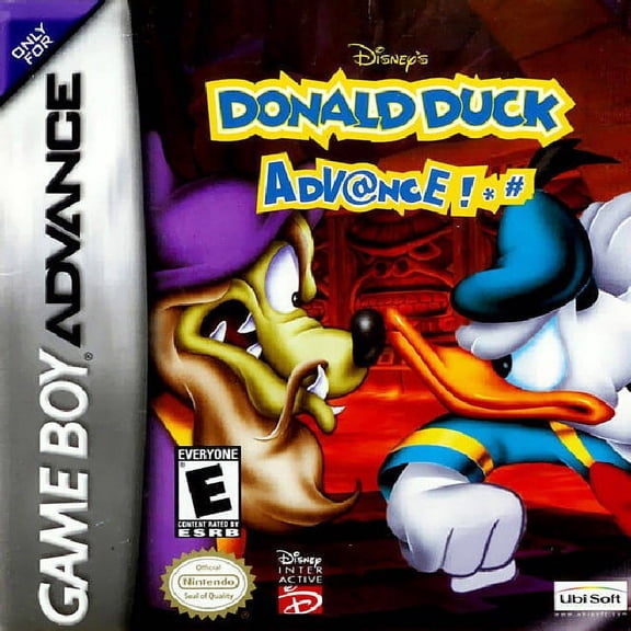 Restored Donald Duck Advance (Nintendo GameBoy Advance, 2001) Disney Game (Refurbished)