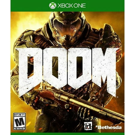 Doom (Microsoft Xbox One 2016) Physical Format/Xbox One First-Person Shooter Video Game Parental Controls 4 Offline Players