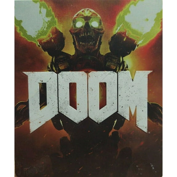 Restored Doom Steelbook Edition (Sony PlayStation 4) Shooter Game (Refurbished)