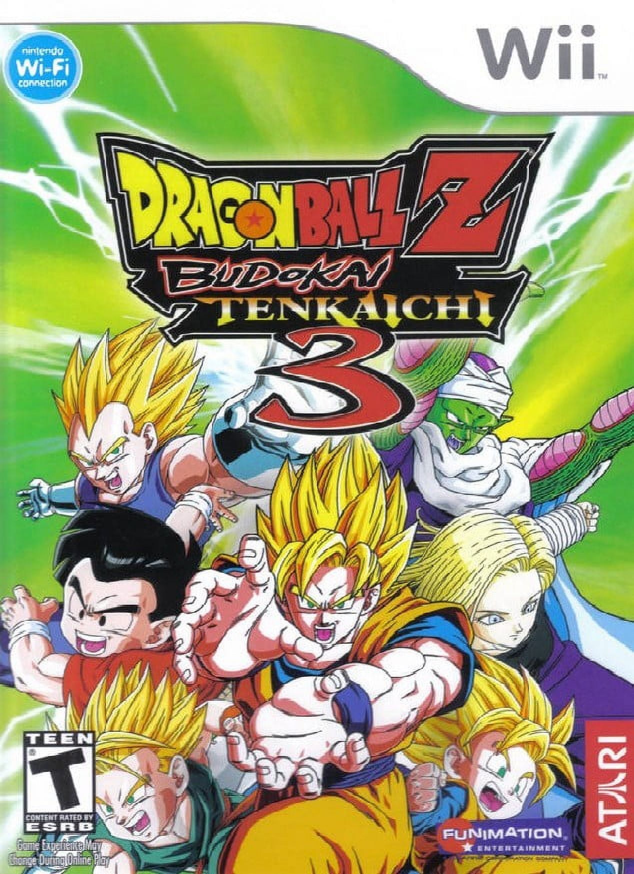 Dragon Ball Z Budokai Tenkaichi 3 Video Game Nintendo Wii