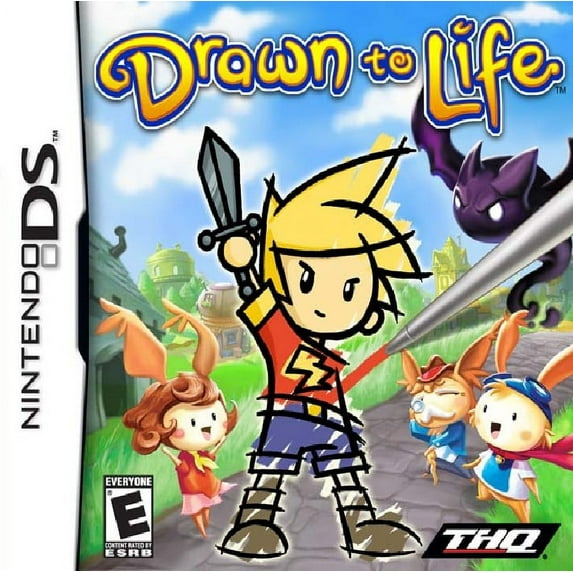 Restored Drawn to Life (Nintendo DS, 2007) Adventure Game (Refurbished)