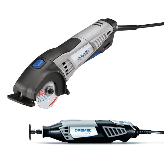 Restored Dremel 4000+SM20 Variable Speed Rotary Tool Kit & Saw Max Two Tool Combo Pack (Refurbished)