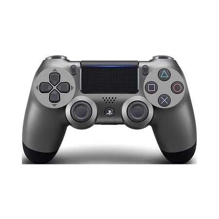PlayStation DualShock 4 Wireless Video Game Controller for PlayStation 4, Steel Black, (Refurbished)