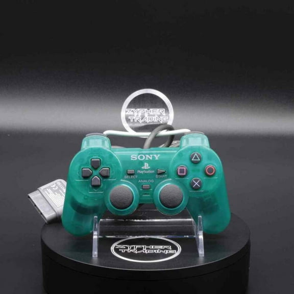 Restored DualShock Controller [Clear Green - OEM] PlayStation PS1 1999 (Refurbished)