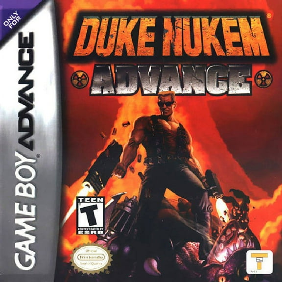 Restored Duke Nukem Advance (Nintendo GameBoy Advance, 2002) Shooter Game (Refurbished)