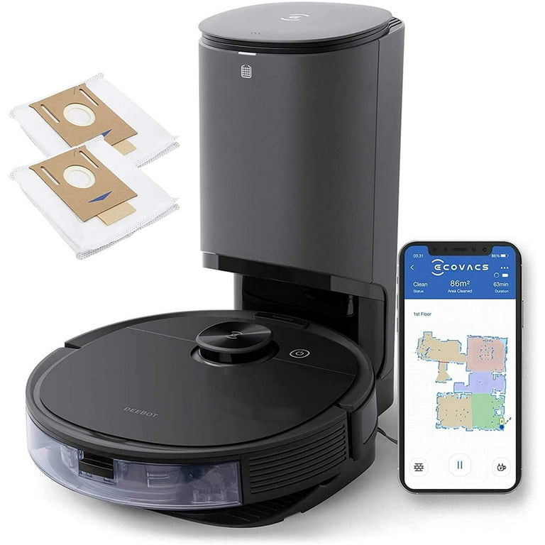 【新品未使用】ECOVACS DEEBOT N8 PRO+ Restored ECOVACS Deebot N8 Pro+ Robot Vacuum and Mop Cleaner