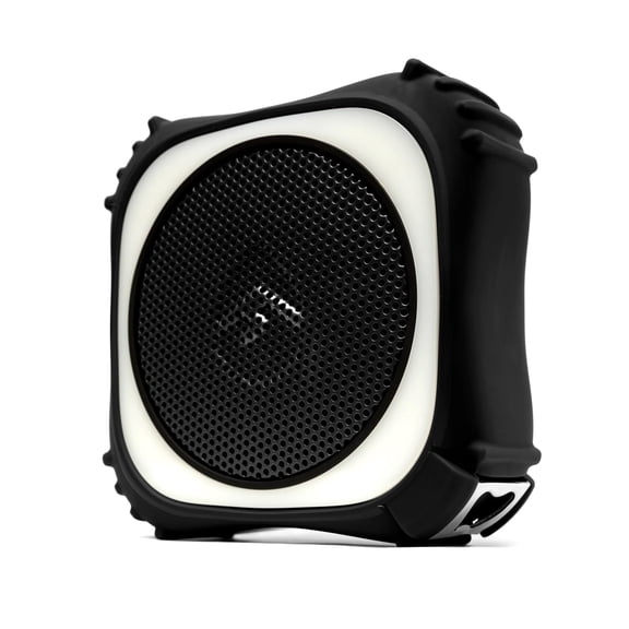 Restored ECOXGEAR EcoEdge Pro Bluetooth Speaker, Waterproof w/ LED Party Lights,  Siri Activated