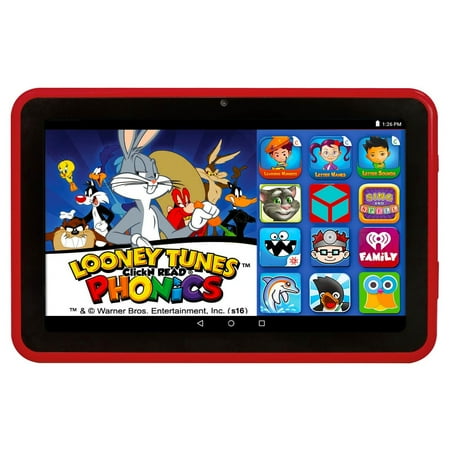 Restored EPIK ELT0703-RD HighQ 7" Touchscreen Learning Kids Tablet 16GB Wi-Fi, Red (Refurbished)