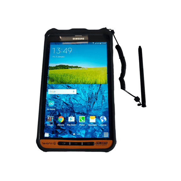 Restored Ecom Tab-EX 01 D2 Galaxy Active SM-T365 16GB 8'' Intrinsically safe Unlocked Wifi +LTE Tablet (Refurbished)