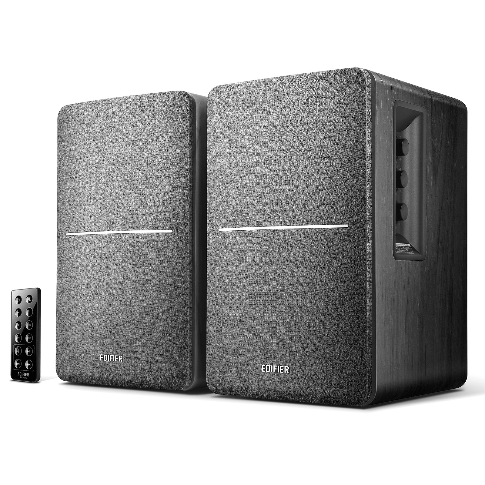Restored Edifier R1280DB Powered Bluetooth Bookshelf Speakers - Optical Input - Black (Refurbished)