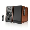 thumbnail image 1 of Restored Edifier R1700BTs Active Bluetooth Bookshelf Speakers - Wood (Refurbished), 1 of 7