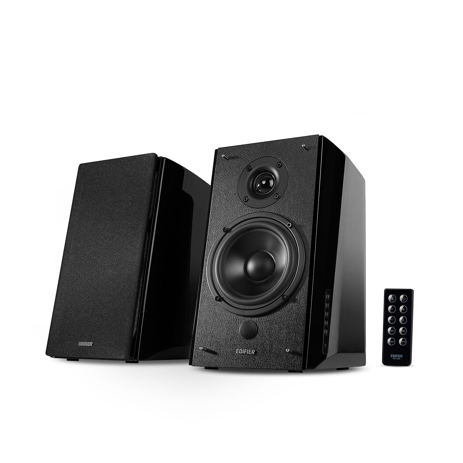 Restored Edifier R2000DB Powered Bluetooth Bookshelf Speakers - Optical Input - Black (Refurbished)