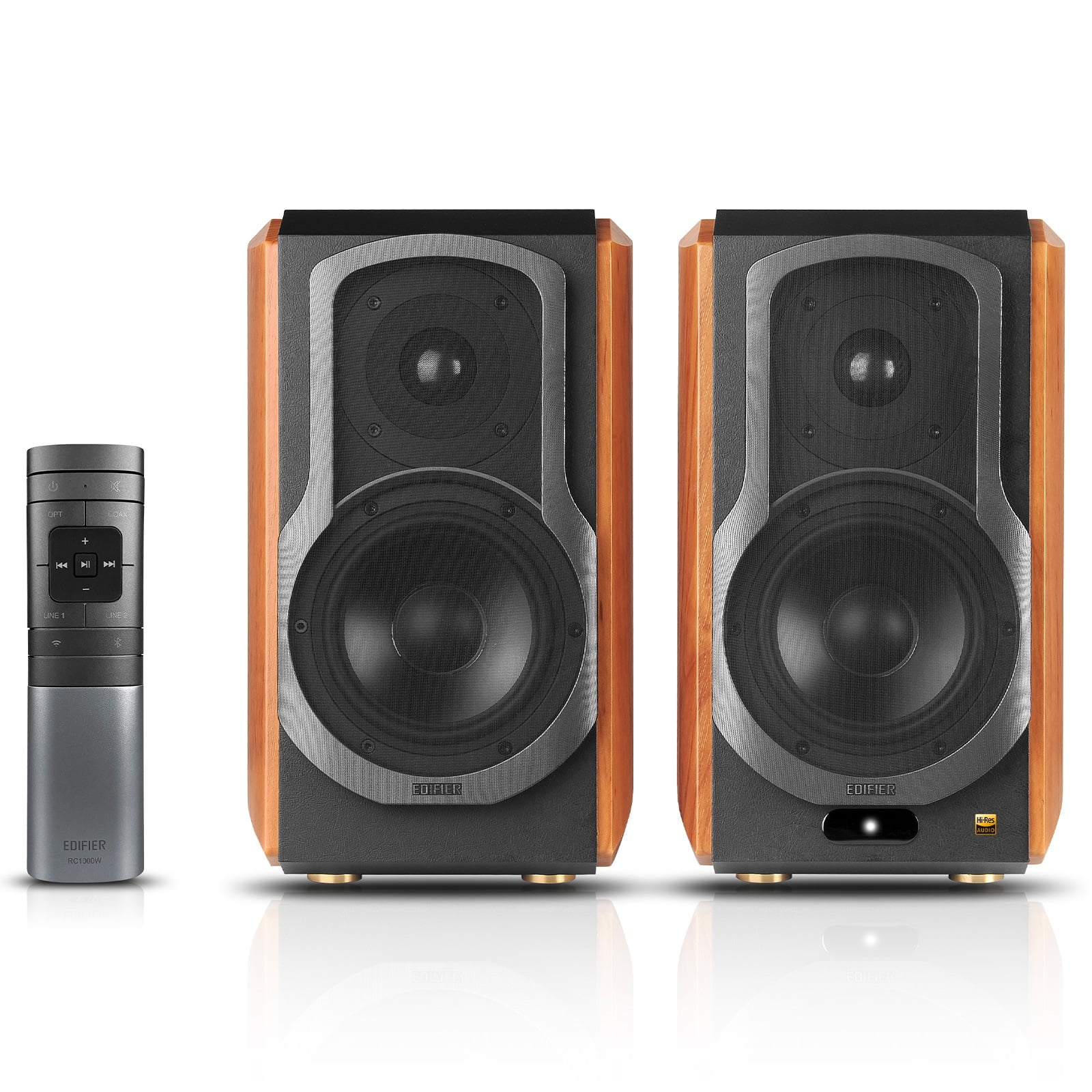 Restored Edifier S1000W WiFi Audiophile Active Bookshelf 2.0 Speakers - Pair (Refurbished)
