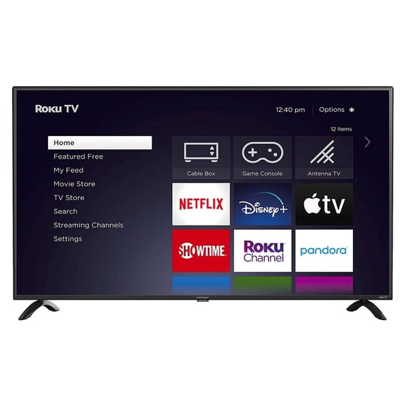 Restored Element 43" Class 4K Ultra HD Roku Smart TV - E4AA43R (Refurbished)
